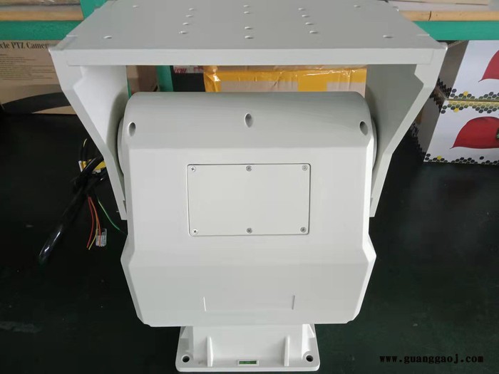 30kg承载重型云台角度回传角度控制顶载蜗轮蜗杆传动结构Pelco-D图4