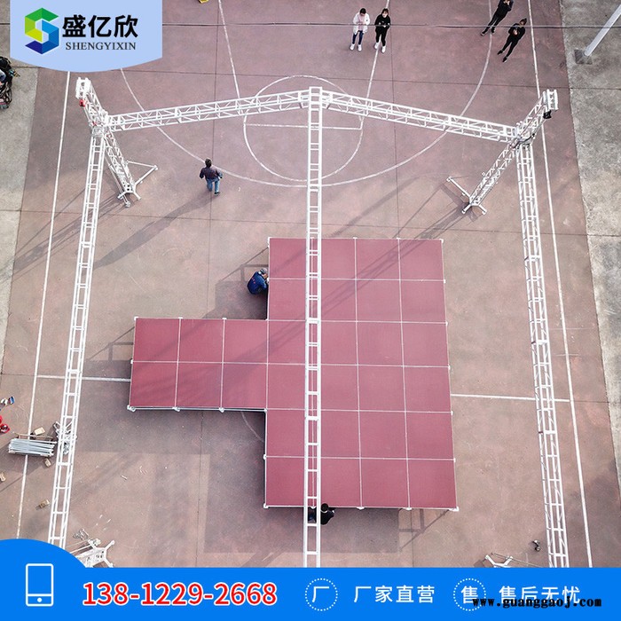 铝合金舞台灯光桁架 活动舞台灯光桁架 ** 400*400铝合金桁架尺寸定制按米报价LW201908图4