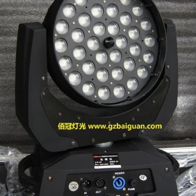 供应佰冠led36颗调焦摇头灯广州 舞台灯光 led摇头灯 10w36颗大功率摇头染色灯 舞台灯光厂家 酒吧舞台设备演出