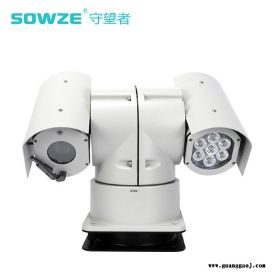 sowzeSW-MIP8220TW-4G车载云台铝合金精铸外壳，带雨刷户外4G云台手机观看高清视频