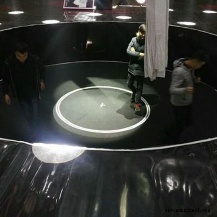 齐峰 供应 方形圆形多边形艺术表演旋转台 车展用旋转式汽车展示升降台图3