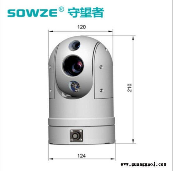 守望者 高清迷你车载云台 带高速公路路政排灯监控设备图3