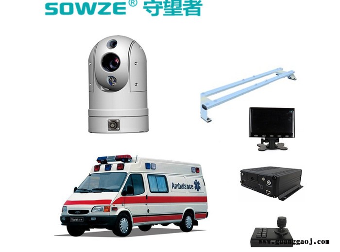 厂家供应铝合金红外车载云台摄像机 消防车4g车载视频监控系统 车载红外智能球机图3