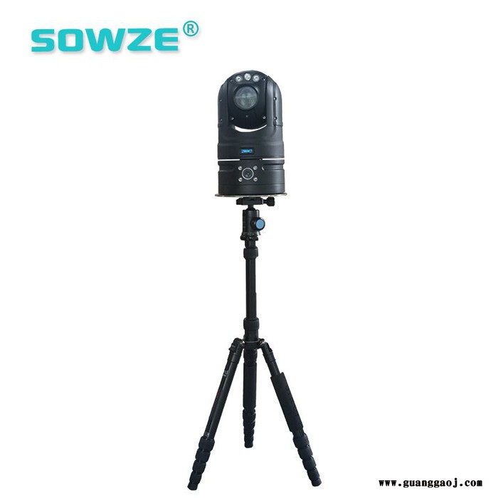 SOWZE 4G 布控球电源 双目人脸抓拍4G布控球高清防水布控200万高清星光枪机可实时跟踪抓取移动目标可接 电网平台图2
