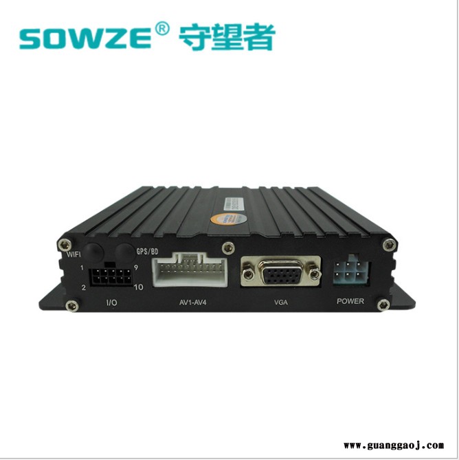 新款四路sd卡车载录像机 4G远程图传车载监控主机支持手机app查看图1