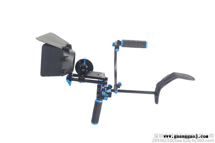 YELANGU 5D2/5D3视频拍摄肩扛托架套件 手提 遮光斗 跟焦器 肩扛架 深圳厂家