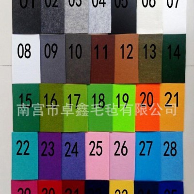 直销彩色毛毡布不织布无纺布摄影背景布手工包包专用毛毡