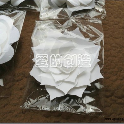 爱的创造婚庆装饰纸质工艺橱窗展示影楼摄影背景花墙仿真纸艺花套餐100朵OTAH-01