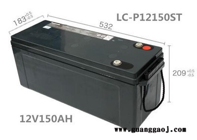 松下蓄电池12V150AH机房UPS应急电源LC-P12150ST太阳能/路灯储备电源图1