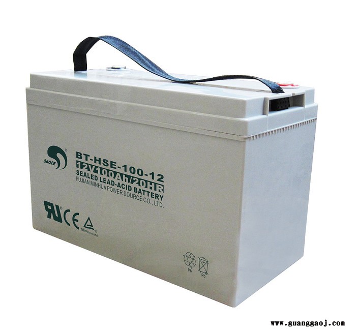 赛特蓄电池BT-HSE100-12 阀控式12V100AH 太阳能 基站 光伏 电源 赛特铅酸蓄电池