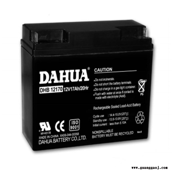 大华DAHUA蓄电池DHB12170 12V17AH机房配电室电池 UPS电源电池 EPS蓄电池 移动通讯电源电池图1