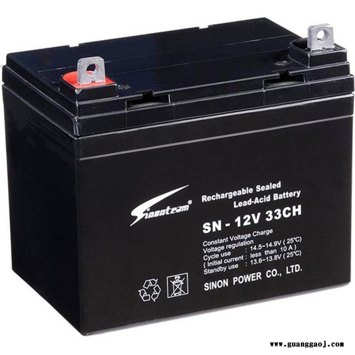 赛能蓄电池SN-12V24CH 12V24AH消防电池 UPS电源电池 EPS直流屏电池 机房配电室电源蓄电池图2