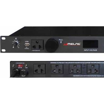 soundpaul圣保罗PC1801 电源时序器KTV包房会议舞台9路电源控制器