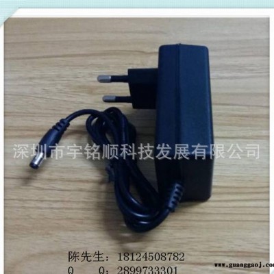 欧规12V3A开关电源插墙式36W高性能安防监控，摄像机电源
