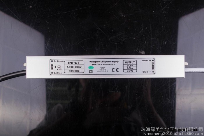 绿美能5V30W舞台灯光电源 LED恒压防水电源图4