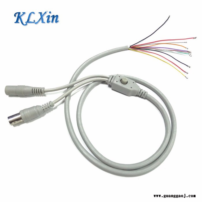 科莱鑫KLX-005 OSD菜单线网络摄像机尾线安防监控线 RJ45防水线11芯IPC网络线可批发图2