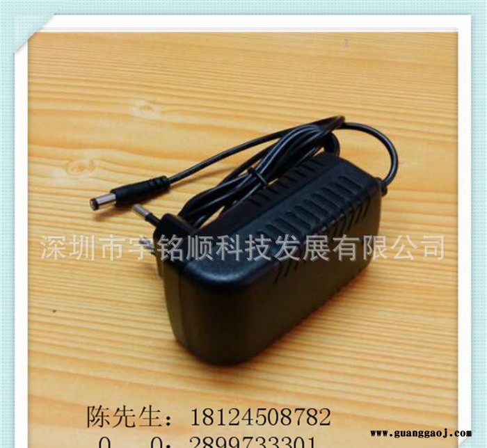 **欧规插墙式12V1A开关电源安防监控摄像机电源适配器图3