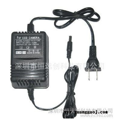 监控摄像机双线稳压电源  12V1A 双线稳压电源 变压器电源