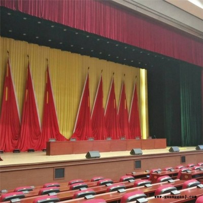 顺泰万里ST-D金丝绒舞台幕布 舞台幕布 高密绒舞台幕布 绒布幕布