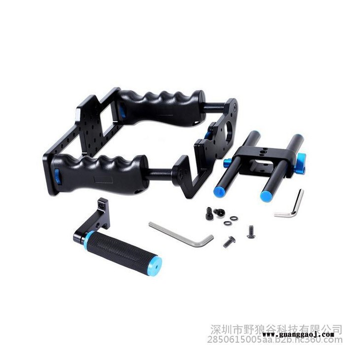 5D2/5D3/6D/7D单反摄影摄像CAGE兔笼手柄上提 低拍 微电影视频拍摄器材 摄影摄像配件 摄影辅助器材生产厂家图3