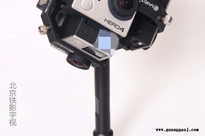 360度拍摄支架全景拍摄Gopro 5 4 全景云台支架 全景视频拍摄  GoPro原装配件 GoPro国产配件图4