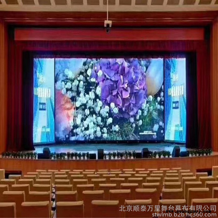 顺泰万里 舞台幕布 鹅绒幕布 各种阻燃幕布图3