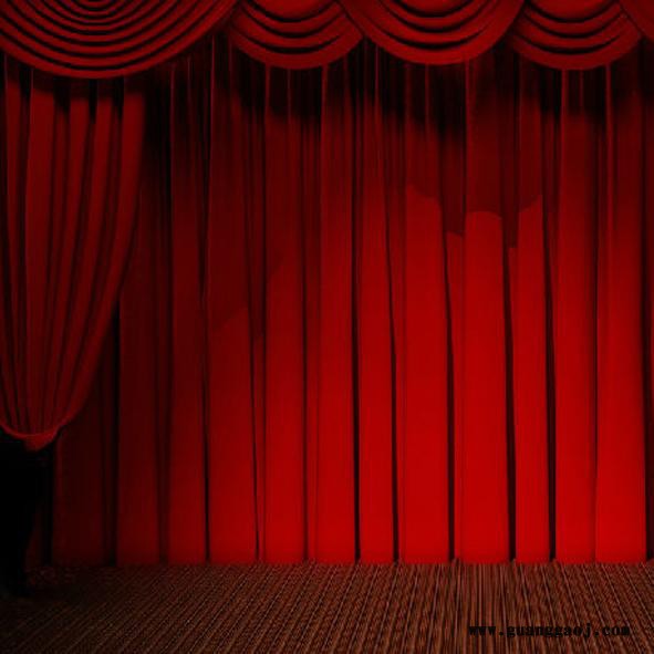 北京舞台幕布厂家定制演播室演播厅幕布图1