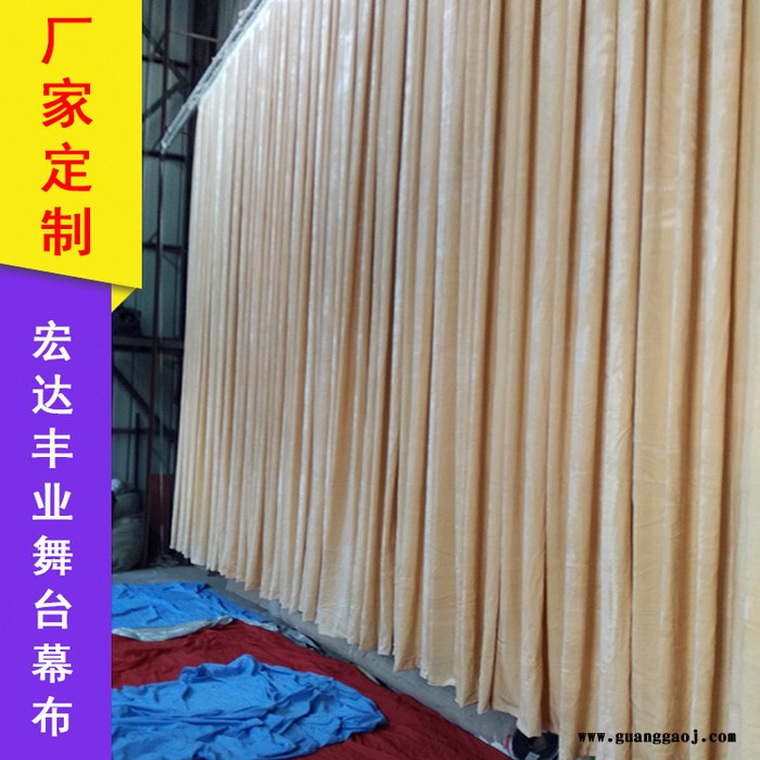 阻燃舞台幕布 背景幕布 礼堂幕 剧院幕 演播室幕图3