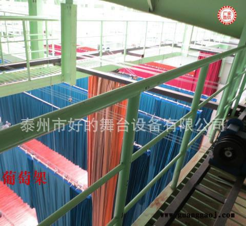 [好的舞台]舞台机械电动幕布，防火会议幕布，舞台对开幕布阻燃图3