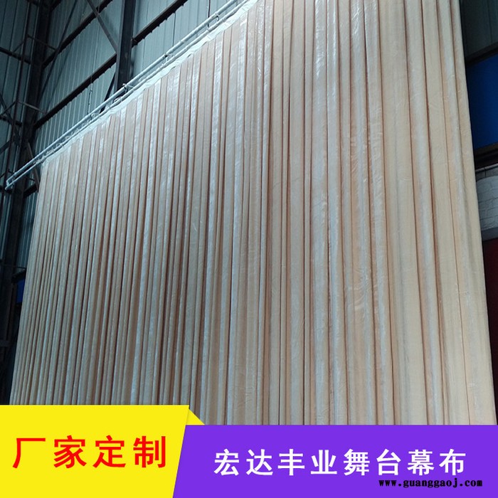 厂家批发乌鲁木齐阻燃天鹅绒 金丝绒 麻绒 不倒绒舞台幕布 乔绒幕布 开合幕布图6