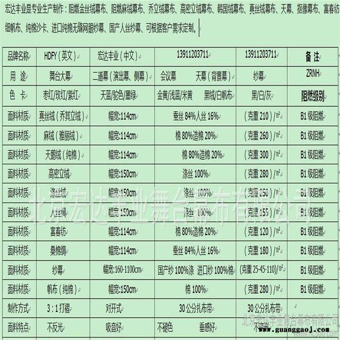 舞台幕布基地生产电动开合大幕 电动会议幕图2