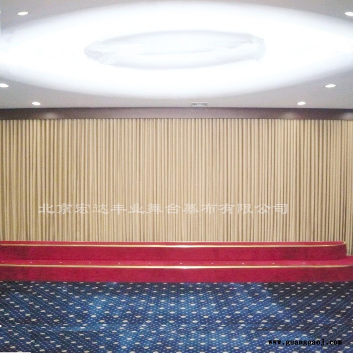 会场隔断幕 大厅屏风幕  宴会阻燃隔断幕图1
