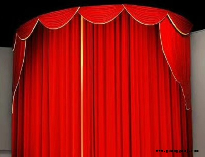 厂家批发阻燃麻绒舞台幕布 会议幕布 戏剧幕布 演出幕布 礼堂幕布图7