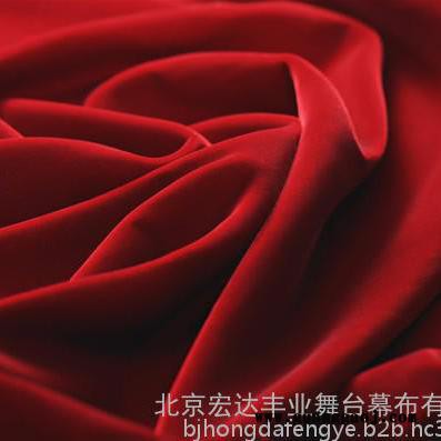 舞台大幕厂家 定制礼堂 剧院 多功能厅 会议厅加厚阻燃幕布图7