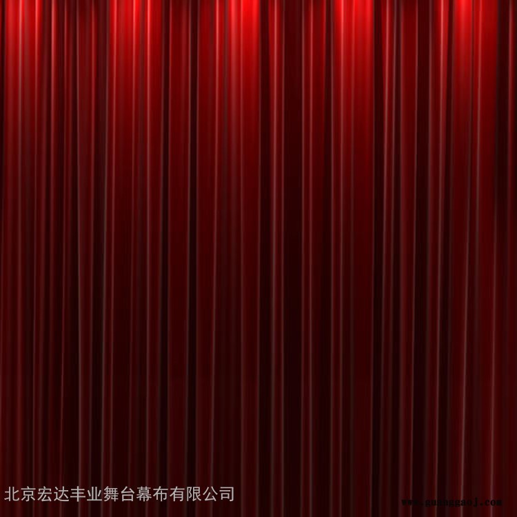 厂家批发石家庄阻燃麻绒舞台幕布 会议幕布 演出幕布图1