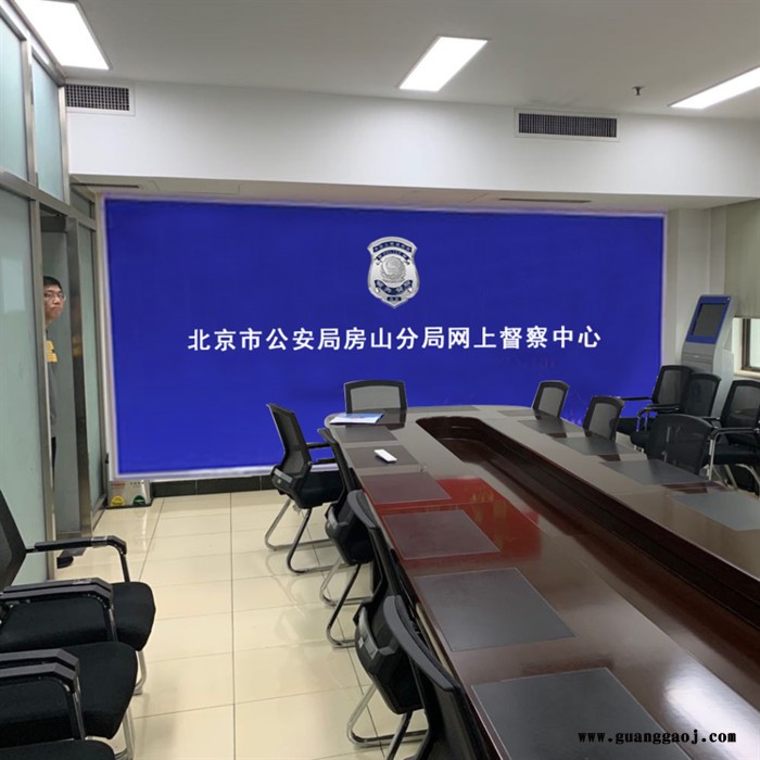 喷绘电动卷轴幕布 喷绘幕布 背景幕布 舞台幕布 抠像幕布图4