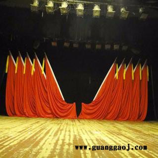 北京电动舞台幕布厂家 会议幕布图2