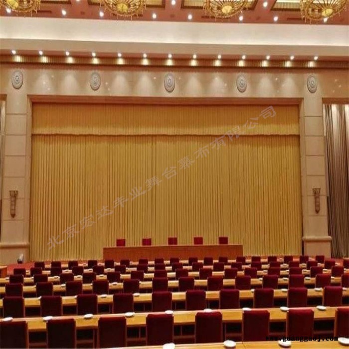 阻燃舞台大幕  舞台幕布 演播室幕布批发图6