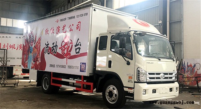 舞台车转让 襄阳 9米6led舞台车音响视频 转让二手流动舞台车价格图5