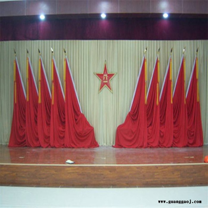 彰武县阜新县批发多功能厅舞台幕布彰武县阜新县订做多功能厅舞台幕布电动图5
