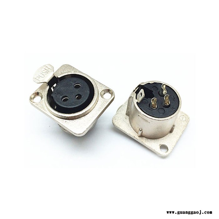 D·SWITCH 直插 舞台音响设备连接器插头卡侬插座 音频三芯迷你图3