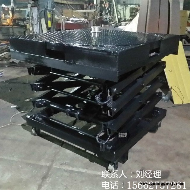 宁夏厂家定做升降舞台 汽车专用车展旋转升降平台 电动遥控时液压升降机图2