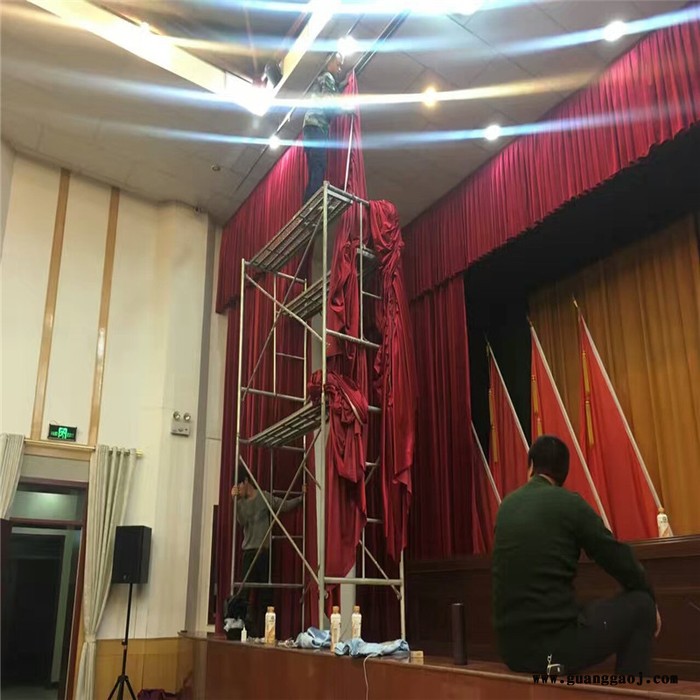 湘潭长沙阻燃舞台幕布厂家湘潭长沙电动阻燃舞台幕布B1级防火图3