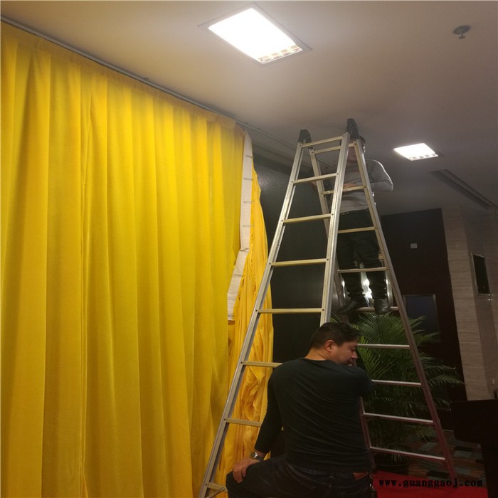 本溪丹东定做会议室舞台幕布本溪丹东会议室舞台幕布生产厂家布置会场 会议舞台幕布图1