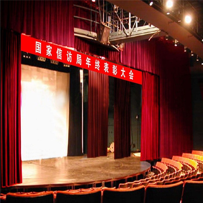 五原县磴口县舞台幕布厂家五原县磴口县专业生产舞台幕布的厂家量大按批发图4