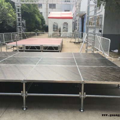 供应婚庆雷亚舞台钢铁快装舞台广告活动折叠舞台升降舞台T台