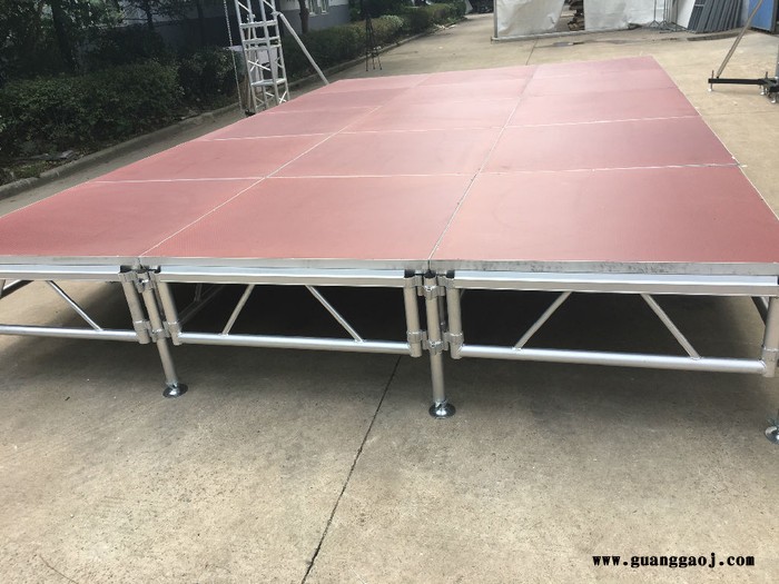 常州强宇  **  国标6061-T6标准航空铝 活动舞台 铝合金舞台 折叠舞台图4