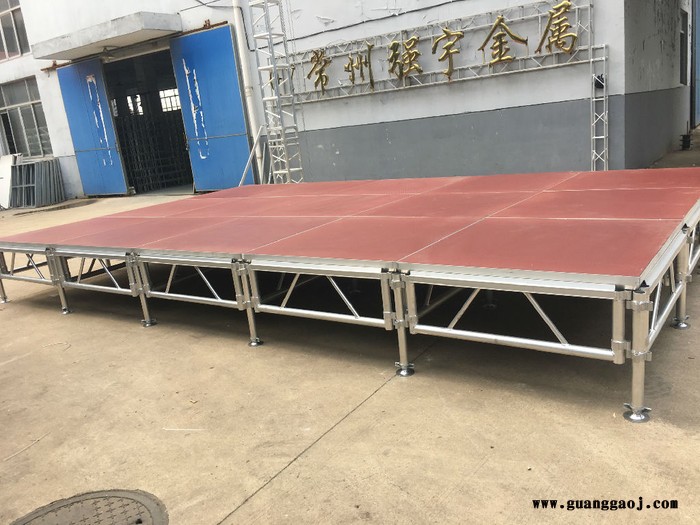 常州强宇  **  国标6061-T6标准航空铝 活动舞台 铝合金舞台 折叠舞台图2