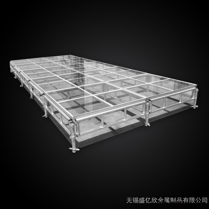 桐城铝合金升降舞台 宁国**移动升降拼装T台批发大型户外演出活动舞台架T型玻璃舞台可折叠舞台RD图5