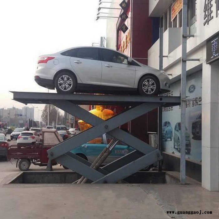 万事成 固定式升降机 汽车液压升降舞台 剪叉式升降货梯价格图3